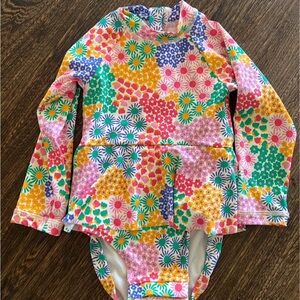 Hanna Andersson Colorful Floral Kids Rashguard
